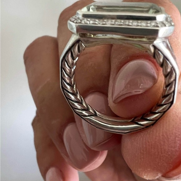 David Yurman Prasiolite statement ring - Picture 7 of 8